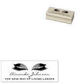 まつげ延長メイクアップアーティスト美しいサロン ラバースタンプ (押印)