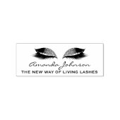 まつげ延長メイクアップアーティスト美しいサロン ラバースタンプ (インプリント)