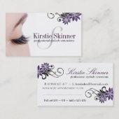 まつげ延長名刺 予約カード (正面/裏面)