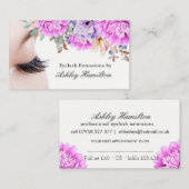 まつげ延長名刺 予約カード (正面/裏面)