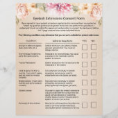 まつげ延長責任放棄エレガントアイボリー チラシ (正面)