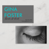 まつげ延長鞭の芸術家 名刺 (正面/裏面)