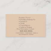 まつげ手描き目サロン名刺 名刺 (裏面)