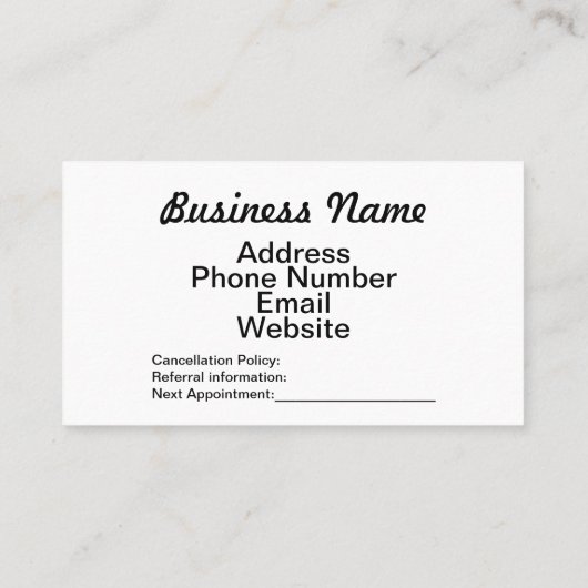 まつげ技術者 名刺 (裏面)