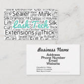 まつげ技術者 名刺 (正面/裏面)