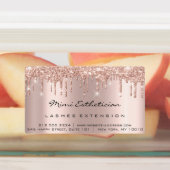 まつげ拡張メイクアップアーティストドリップコスメティックバラ ラベル (貼付)