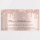 まつげ拡張メイクアップアーティストドリップコスメティックバラ ラベル (デザイン2)