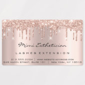 まつげ拡張メイクアップアーティストドリップコスメティックバラ ラベル (デザイン1)