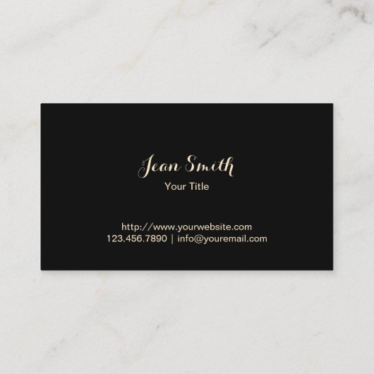 まつげ拡張モダン金ゴールドストライプの 名刺 (裏面)