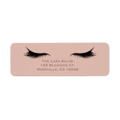 まつげ睫毛美しいサロンスパメイクアップカスタム ラベル (正面)