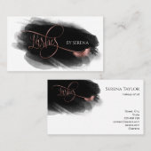 まつげ美しいメイクアップガールラッシュエクステンション大理石部 名刺 (正面/裏面)