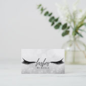 まつげ黒まつ毛のエクステンション輝き 名刺 (スタンド正面)