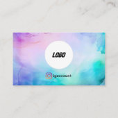 まつげ ブランディング アイデア ミニマル エレガント 名刺 (裏面)