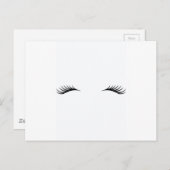 まつげ ポストカード (正面/裏面)