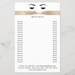 まつげ 眉毛 フライヤー