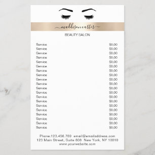 まつげ 眉毛 フライヤー