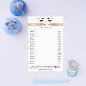 まつげ 眉毛 フライヤー (シングル)