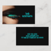 まつげ、Lash Extensions、美しいサロン、化粧品 名刺 (正面/裏面)