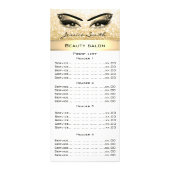 まつエレガントげと眉毛のきらめくラックカード ラックカード (正面)