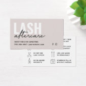 まつミニマル毛エクステンションLash AfterCard (デスク)