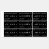 まつモダンげ美しい製品マスカラ管ラベル ラベル (シート)