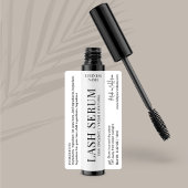 まつモダンげ美しい製品マスカラ管ラベル ラベル