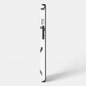 まつ毛のモリモリパターン iPhoneケース (左側面)
