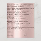 まつ毛の延長リリース免除グリーンバラ チラシ (裏面)