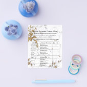 まつ毛の延長責任放棄ホワイトマーブル チラシ (シングル)