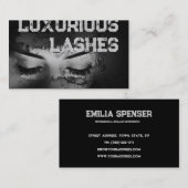 まつ毛の拡張ダークストロークはっきりしたドラマの外観 名刺 (正面/裏面)