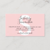 まつ毛の気に拡張アフターケア指導 名刺 (正面)