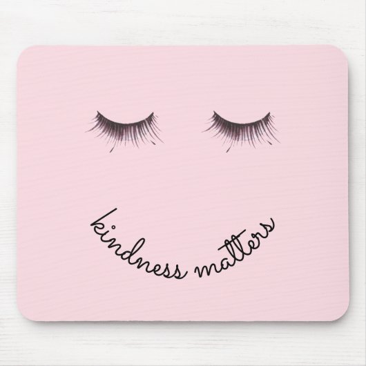 まつ毛の親切が問題 マウスパッド (正面)