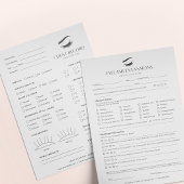 まつ毛の顧客レコードの免除に関する相談 チラシ