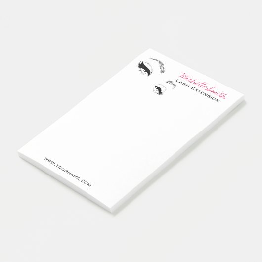 まつ毛まつ毛パーマネントメイクアップアーティストアイラッシュ ポストイット (アングル)