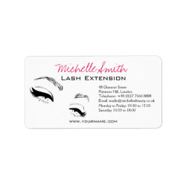 まつ毛まつ毛パーマネントメイクアップアーティストアイラッシュ ラベル