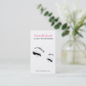 まつ毛まつ毛パーマネントメイクアップアーティストアイラッシュ 名刺 (スタンド正面)