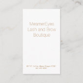 まつ毛アフターケア指示紹介《写真》ぼけ味 紹介カード (裏面)