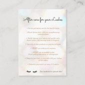 まつ毛アフターケア指示紹介《写真》ぼけ味 紹介カード (正面)