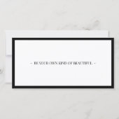 まつ毛アフターケア指示黒水平 サンキューカード (裏面)