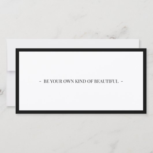 まつ毛アフターケア指示黒水平 サンキューカード (裏面)