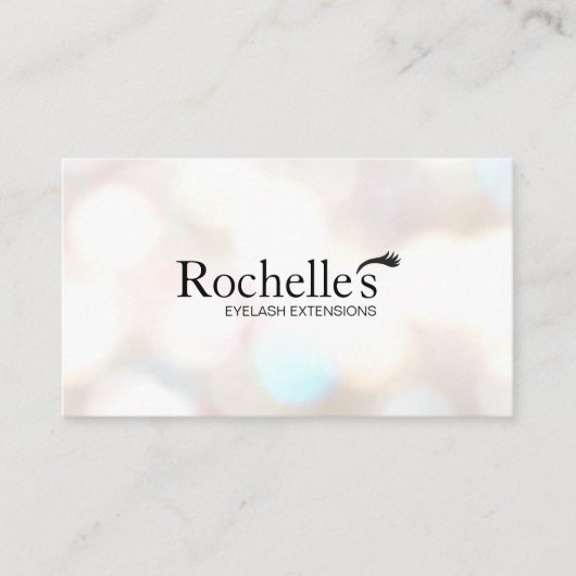 まつ毛エクステンションサロンパステル《写真》ぼけ味 名刺 (正面)