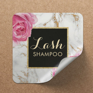 まつ毛エクステンションラッシュクリーナーヴィンテージフローラ スクエアシール