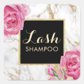 まつ毛エクステンションラッシュクリーナーヴィンテージフローラ スクエアシール (正面)