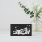 まつ毛エクステンション大きな目まぶし 名刺 (スタンド正面)