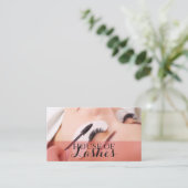 まつ毛エクステンション美しいサロンスパビジネスカー 名刺 (スタンド正面)