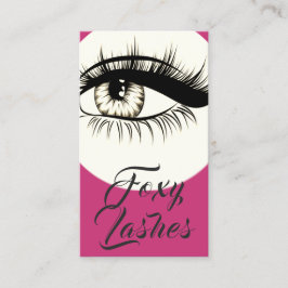 まつ毛エクステンション美しいサロン名刺 名刺