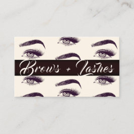 まつ毛エクステンション美しいサロン名刺 名刺