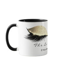 まつ毛エクステンション美しいスタジオホワイト金ゴールドグリッター