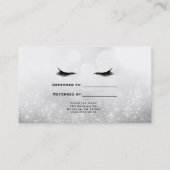 まつ毛エクステンション銀友人を参照 紹介カード (裏面)