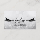 まつ毛エクステンション銀友人を参照 紹介カード (正面)